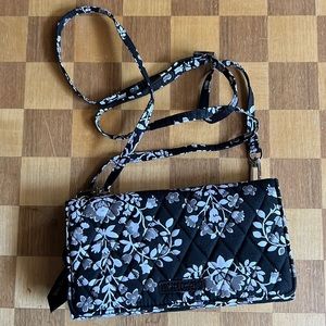 Vera Bradley wallet crossbody in chandelier noir